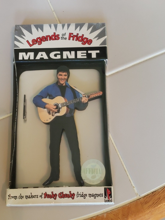 Elvis Presley Other - Elvis Presley New In Package Funky Chunky Fridge Magnet 6x3 Chunky Magnet